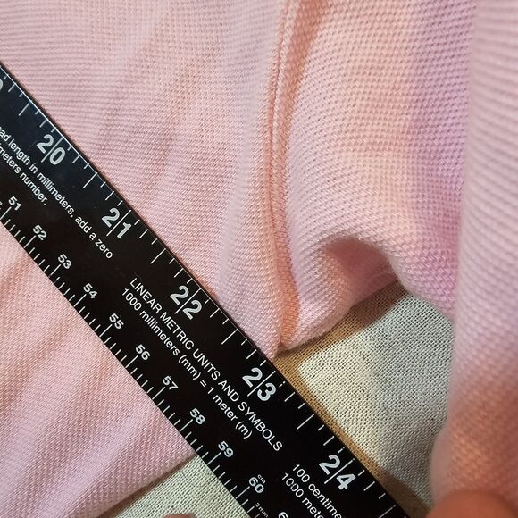 Polo by Ralph Lauren Men's Pink Polo Shirt XL And Extra Long *Small Flaws* - Picture 11 of 12